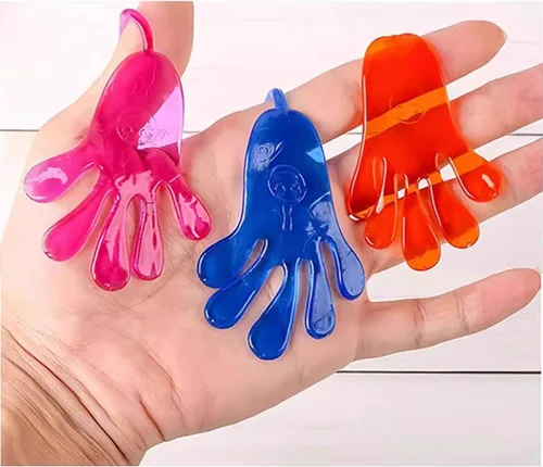 Miniatura 6 de Tuko 20 unidades de manos adhesivas, dedos pegajosos, juegos de recuerdos de fiesta para niños, juguetes divertidos, recuerdos de fiesta, manos