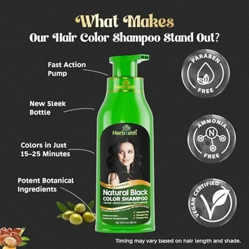 Miniatura 9 de Herbishh After Color Shampoo Combo, 1 champú de color para el cabello, tinte para el cabello, 16.9 fl oz de aceite de argán + 1.0 fl oz de queratina