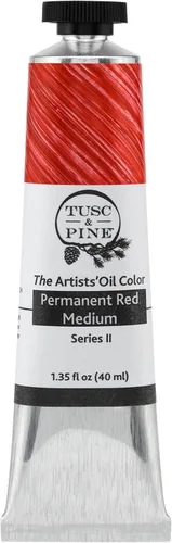 Miniatura 193 de Tusc & Pine Pintura al óleo Artist – Alizarin Crimson, 1.4 fl oz, sin amarilleo, consistencia rica y cremosa, carga máxima de pigmento, pinturas al