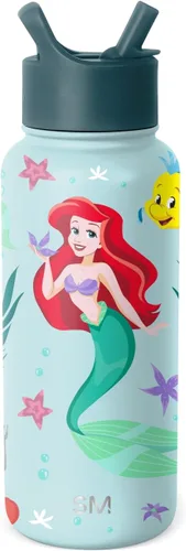 Miniatura 14 de Simple Modern Summit - Botella de agua con tapa con pajilla, vaso aislado de acero inoxidable a prueba de fugas de Disney de 30 onzas, regalos