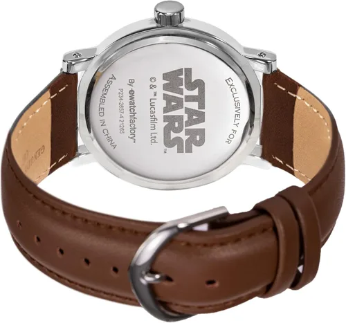 Miniatura 2 de STAR WARS Reloj de cuarzo analógico vintage para adultos, Marrón, Moderno, Retro