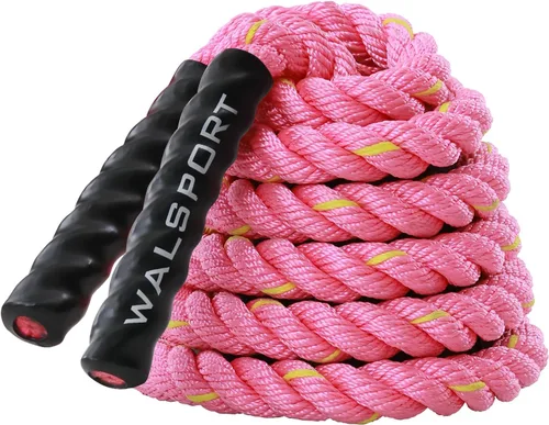 Miniatura 8 de Cuerda de saltar con peso para fitness – Cuerda de saltar pesada para mujeres y adultos, ideal para entrenamientos de gimnasio en casa