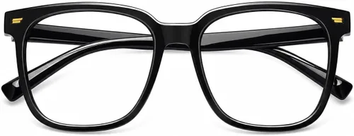 PANNER Gafas cuadradas de gran tamaño con bloqueo de luz azul para mujeres y hombres, antirreflejos, reducen la fatiga ocular, gafas de computadora