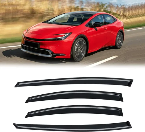 Miniatura 25 de Visera de ventana para Honda Civic 2022-2025, protectores de lluvia de canal exterior, escudos, deflector de ventilación, sombra, viento, humo