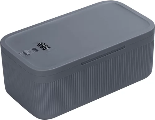 Miniatura 10 de Caja de seguridad pequeña, caja de bloqueo de medicamentos con código, caja de almacenamiento con cerradura para refrigerador, cajas para Crema