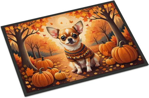 Miniatura 58 de Caroline's Treasures DAC1041MAT - Tapete de algodón de Tulear para puerta delantera, 18 x 27 pulgadas, para interiores y exteriores, para entrada