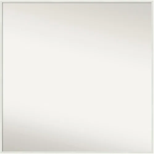 Miniatura 233 de Amanti Art Espejo de baño blanco para sobre el fregadero, 32 x 45 pulgadas, espejo de tocador rectangular blanco esbelto, marco de madera moderno