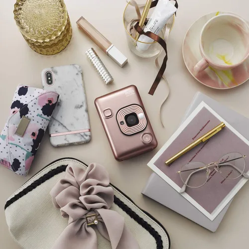Miniatura 8 de Fujifilm Cámara instantánea híbrida Instax Mini Liplay (oro rosa)