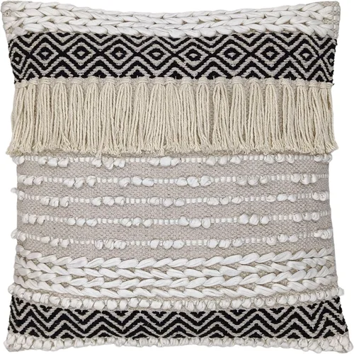 Miniatura 19 de Trade Star Funda de almohada Kilim de 100% algodón, estilo bohemio, copetudo, funda de almohada del suroeste, funda de cojín decorativa tejida a