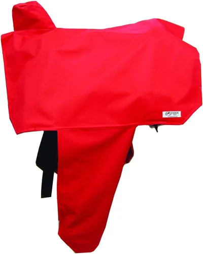 Miniatura 7 de Tahoe Funda de sillín impermeable de nailon resistente de alta calidad con seis correas elásticas de sujeción y fundas de estribo, se adapta a