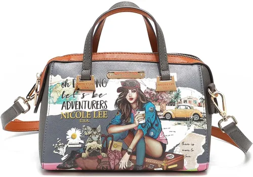 Miniatura 6 de Nicole Lee Journey of Stephanie - Juego de 3 piezas (bolsa de compras, mini, bolsa), Viaje de Stephanie
