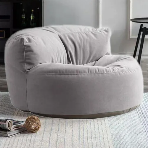 Miniatura 9 de Silla Puf de Chenilla Funda de Puf (Sin Relleno) Lavable Ultra Suave Puf Otomano Niños Adultos Silla Puf Sillón Perezoso Sofá Asiento de Piso Verde