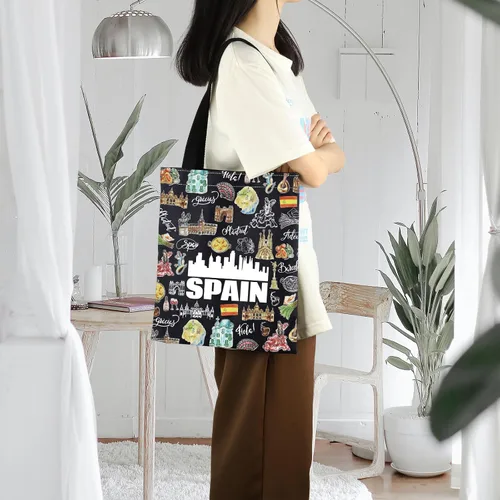 Miniatura 12 de Ensianth e España Travel Tote Europeo Vacaciones España amante Carrier