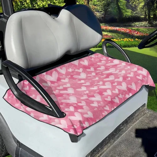Miniatura 30 de Suobstales Fundas de Asiento para Carrito de Golf/Toalla de Asiento, Almohadillas de Asiento Transpirables para Carrito de Golf, Manta para Club