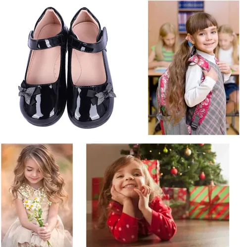 Miniatura 7 de Zapatos de ballet planos con correa Mary Jane para niñas