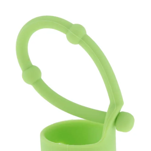 Miniatura 4 de ConStore Funda protectora de silicona para botella de aceite esencial, funda protectora de viaje con cuerda colgante, 12 uds