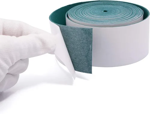 Miniatura 3 de FOSHIO Fieltro de microfibra para envolver bordes de escobilla de 6.6 ft de longitud, fieltro de gamuza verde oscuro para cubrir los bordes