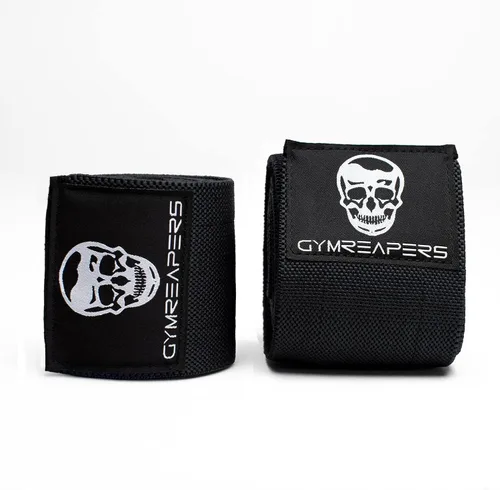 Miniatura 7 de Gymreapers Coderas de levantamiento de pesas (1 par) – Correa de compresión flexible de 40 pulgadas para codo y soporte para articulaciones
