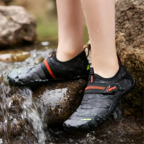 Miniatura 4 de UBFEN - Zapatos para el agua para niños y niñas, acuáticos y livianos, de secado rápido para ir a la playa, practicar deportes y natación, es como