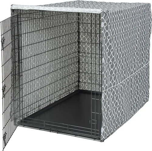 Miniatura 5 de MidWest Homes for Pets - Funda para jaula de perro, funda para jaula de perro con privacidad apta para jaulas de perro Midwest, solo funda