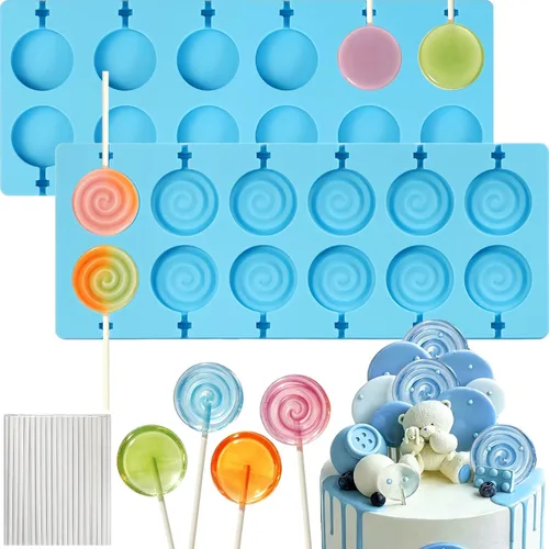 Miniatura 8 de Moldes de flores de silicona, 2 piezas de moldes de silicona para chocolate con 36 cavidades para chocolate, gomitas, cubitos de hielo, decoraciones