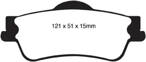 Miniatura 2 de EBC Brakes Redstuff 3000 Series Sport Brake Pad Set DP31834C para adaptarse a CHEVROLET, BITTER, CHEVROLET (Oriente Medio y Sudáfrica), HOLDEN