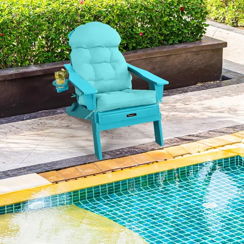 Miniatura 7 de FUNBERRY - Cojín para silla Adirondack, cojines gruesos y cómodos para mecedora, antideslizante, con protector contra decoloración, impermeable