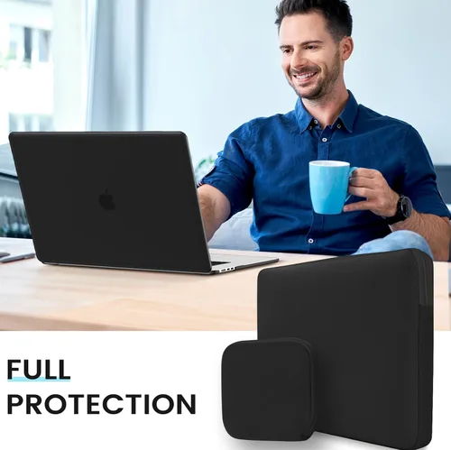 Miniatura 7 de iCasso Funda para MacBook Air de 15 pulgadas 2025 2024 2023 versión A3241 M4 A3114 M3 A2941 M2 Chip, carcasa rígida, funda, protector de pantalla