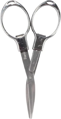 Miniatura 23 de JubileeYarn - Tijeras plegables de metal, oro rosa, 1 tijera