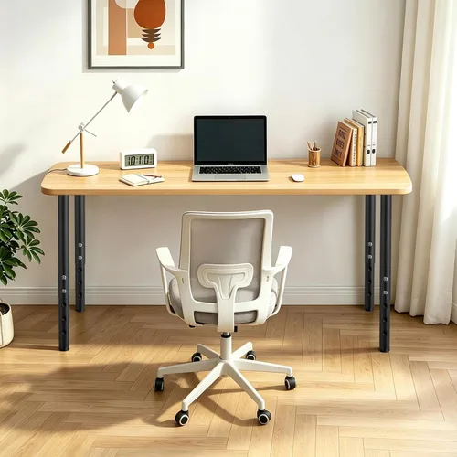 Miniatura 2 de Jahof Patas de mesa ajustables de 22-36 pulgadas (21.7-35.4 in), Ø42/1.496 in (1, negro)
