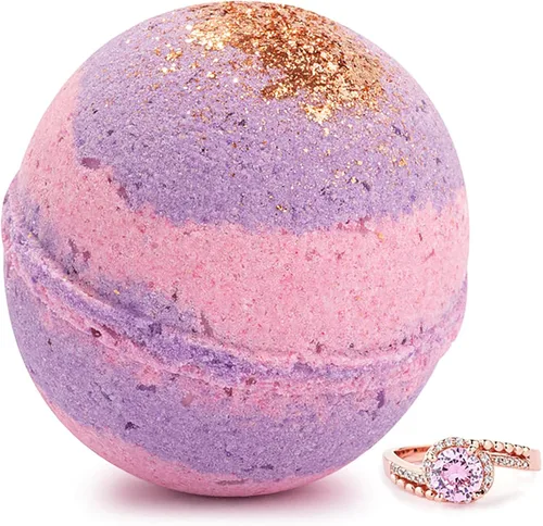 Miniatura 7 de Ivy & Bauble Bombas de baño hechas a mano con anillo sorpresa en el interior para mujer, aroma fresco, fabricadas en Estados Unidos, fabricadas sin
