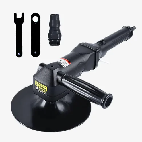 Miniatura 5 de Lijadora neumática de 7 pulgadas, máquina de carpintería con forma de superficie curvada, pulidora de aire, ligera a 5.88 libras, velocidad