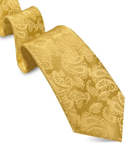 Miniatura 84 de Barry.Wang - Juego de corbata de seda para hombre, diseño de cachemira, pañuelo y gemelos de bolsillo