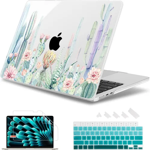 Miniatura 15 de May Chen para M4 MacBook Air de 13.6 pulgadas Funda 2025 2024 2023 2022 Modelos: A3240 A3113 M3 A2681 M2, Carcasa de plástico rígido para MacBook