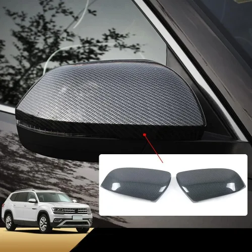 Miniatura 10 de 1 cubierta trasera de ventilación de aire para Volkswagen Atlas 2018 2019 2020 2021 2022 2023 Atlas Cross Sport Accesorios ABS patrón de fibra