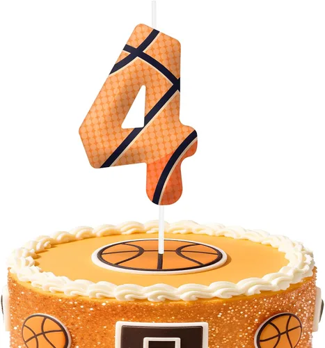 Miniatura 119 de Velas de cumpleaños con el número 0 de béisbol, decoración de pastel con temática de béisbol para niños y niñas, decoraciones de pasteles