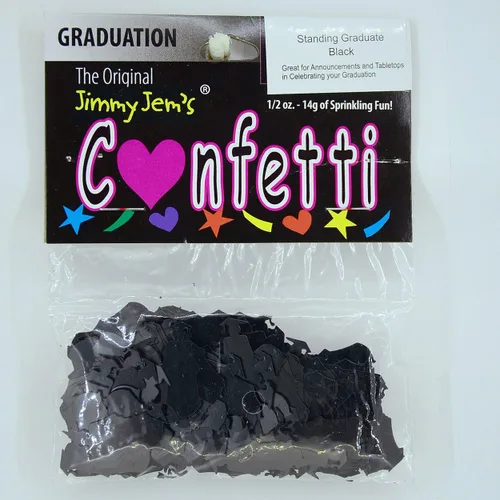 Miniatura 2 de Confeti Grad Standing Negro - Paquete al por menor #9070 QS0