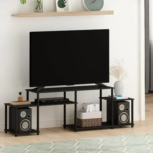 Miniatura 8 de Furinno 11191BK THE Centro de Entretenimiento Soporte para TV, Negro