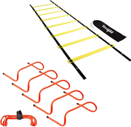 Miniatura 8 de Yes4All Agility Speed Training Agility - Paquete de 5 unidades - Equipo de entrenamiento de velocidad y agilidad para fútbol, baloncesto, fútbol, A.