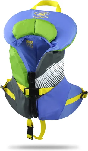 Miniatura 12 de Stohlquist Chaleco salvavidas para niños, aprobado por la Guardia Costera de Estados Unidos, chaleco salvavidas tipo III (30-50 libras) para niños