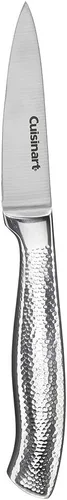 Miniatura 7 de Cuisinart Juego de cuchillos forjados de acero inoxidable martillado clásico de alto carbono con guarniciones de hoja de funda (juego de 17 piezas)