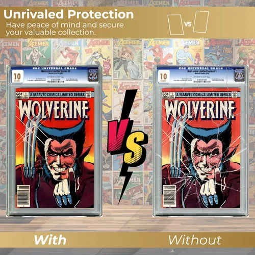 Miniatura 5 de Max Protection CGC Cajas de almacenamiento de cómics graduadas – Estuche resistente para cómics graduados de 35 a 40 grados con resistencia