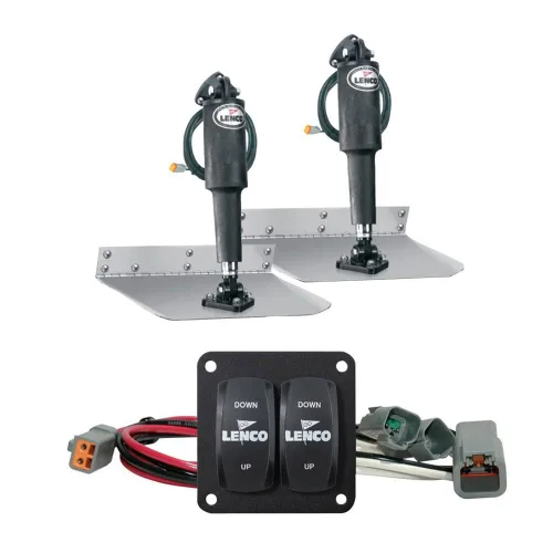Lenco Marine Inc 15101-104 - Kit de pestañas de ajuste estándar de 9" x 12"