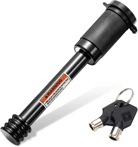 Miniatura 7 de CZC AUTO - Cerradura para receptor de enganche de automóvil, con pasador de 5/8 pulgadas para receptor de clase III IV de 2 y 2-1/2 pulgadas