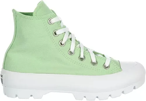 Miniatura 2 de Converse Chuck Taylor All Star Lugged High Canvas Sneaker - Zapatos deportivos de lona con cordones estilo cierre - menta neónblanconegro