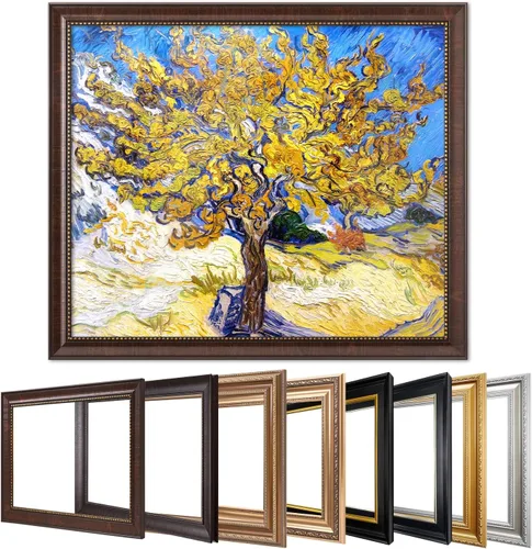 Miniatura 54 de DECORARTS - Serie de pinturas enmarcadas de Vincent Van Gogh (favoritos) – impresión giclée de arte en lienzo.