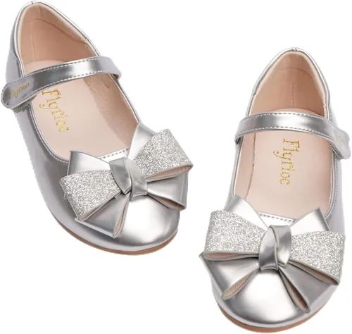 Miniatura 2 de Flyrioc Sandalias de tacón para niña pequeña, zapatos de vestir de ballet (niño pequeñoniño grande)