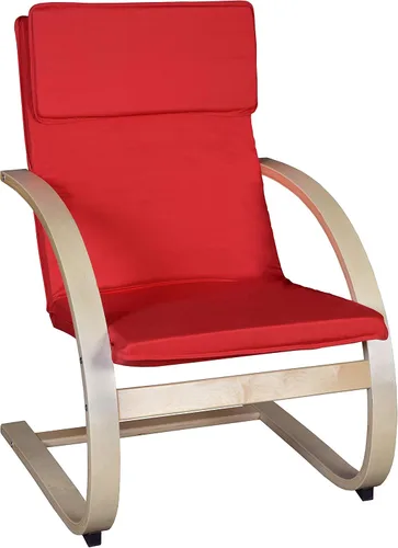 Miniatura 9 de Silla reclinable de madera curvada Niche Mia, de nogal moka/beige, Madera Metal