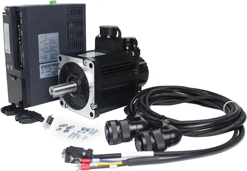 CNCTOPBAOS Kit de controlador de servomotor de CA de 1.8KW 3000rpm/4000rpm 220V 5.7Nm/16Nm 1800W CNC Servo Driver Sistema de controlador con