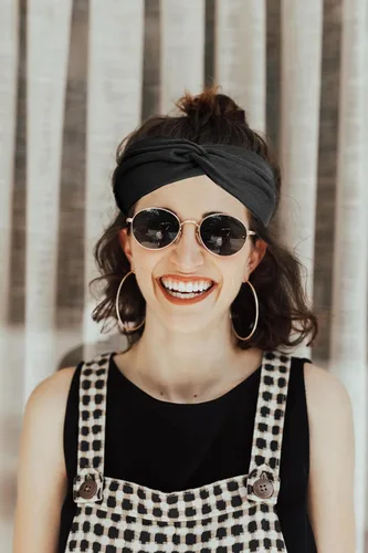 Miniatura 4 de Hjiaruiky 4 diademas de turbante para mujer, bohemias, elásticas, a la moda, de tela anudada, bonita, gruesa, para mujeres, niñas, yoga, color negro